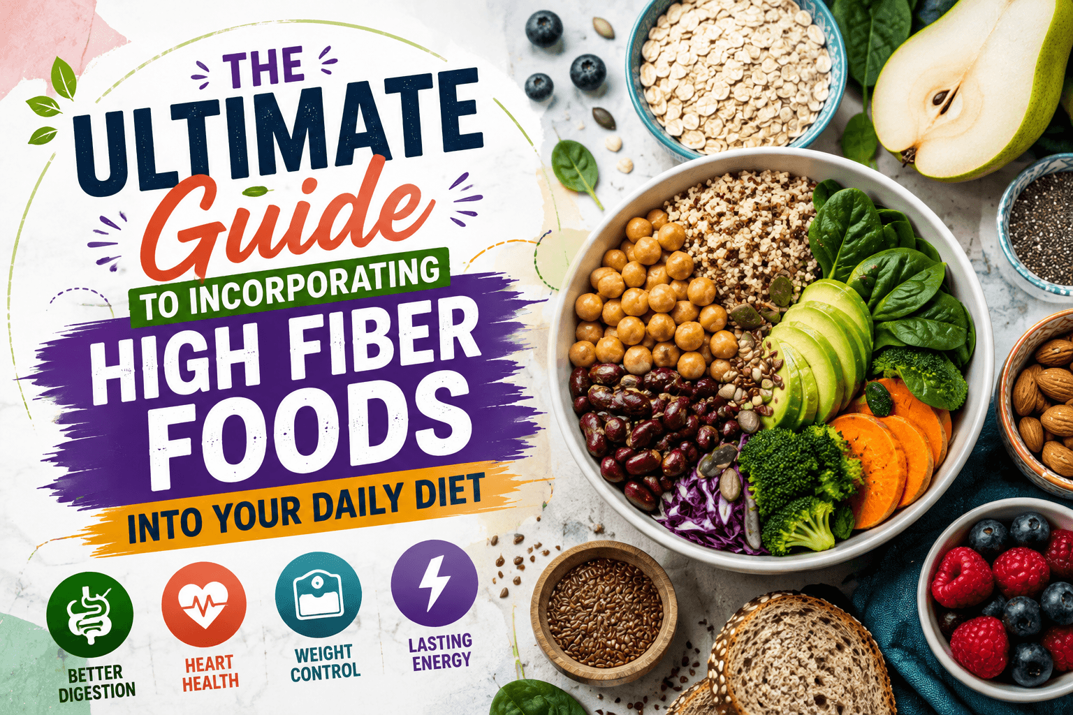 The Ultimate Guide to Incorporating High Fiber Foods Into Your Daily Diet