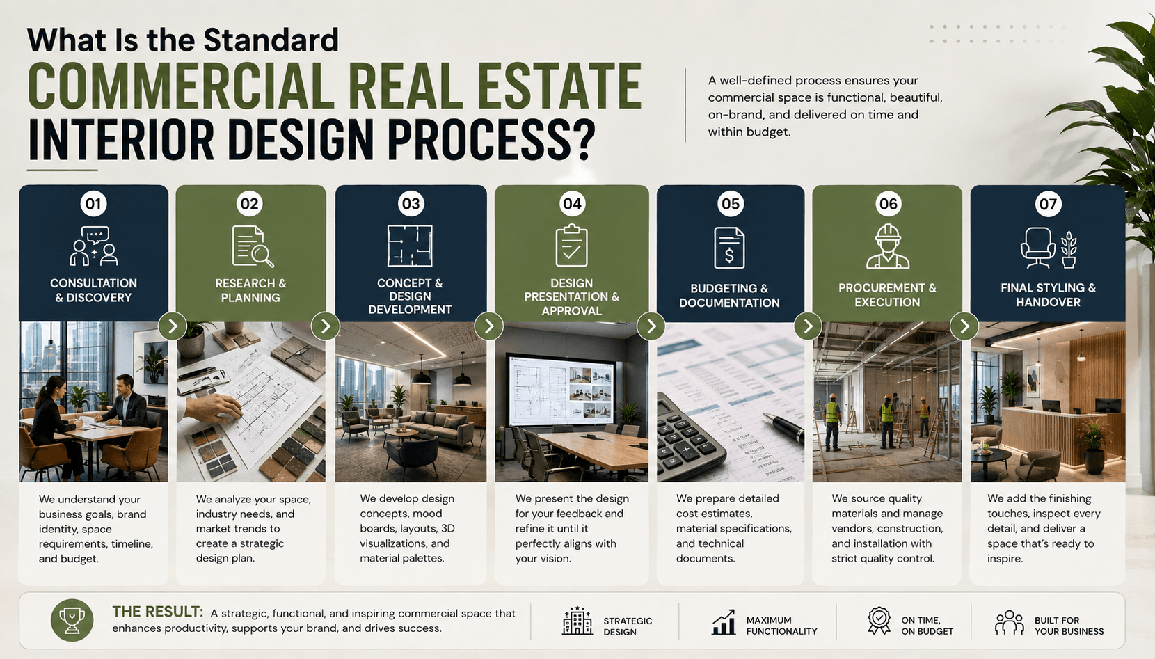 What Is the Standard Commercial Real Estate Interior Design Process c