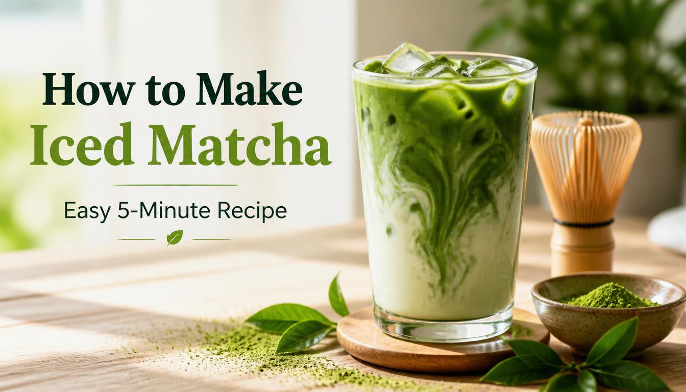 How to Make Iced Matcha at Home: Easy 5-Minute Recipe