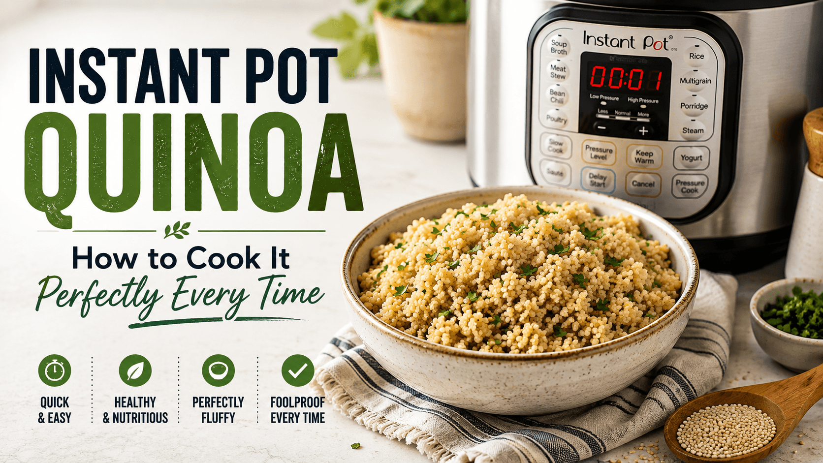 quinoa instant pot