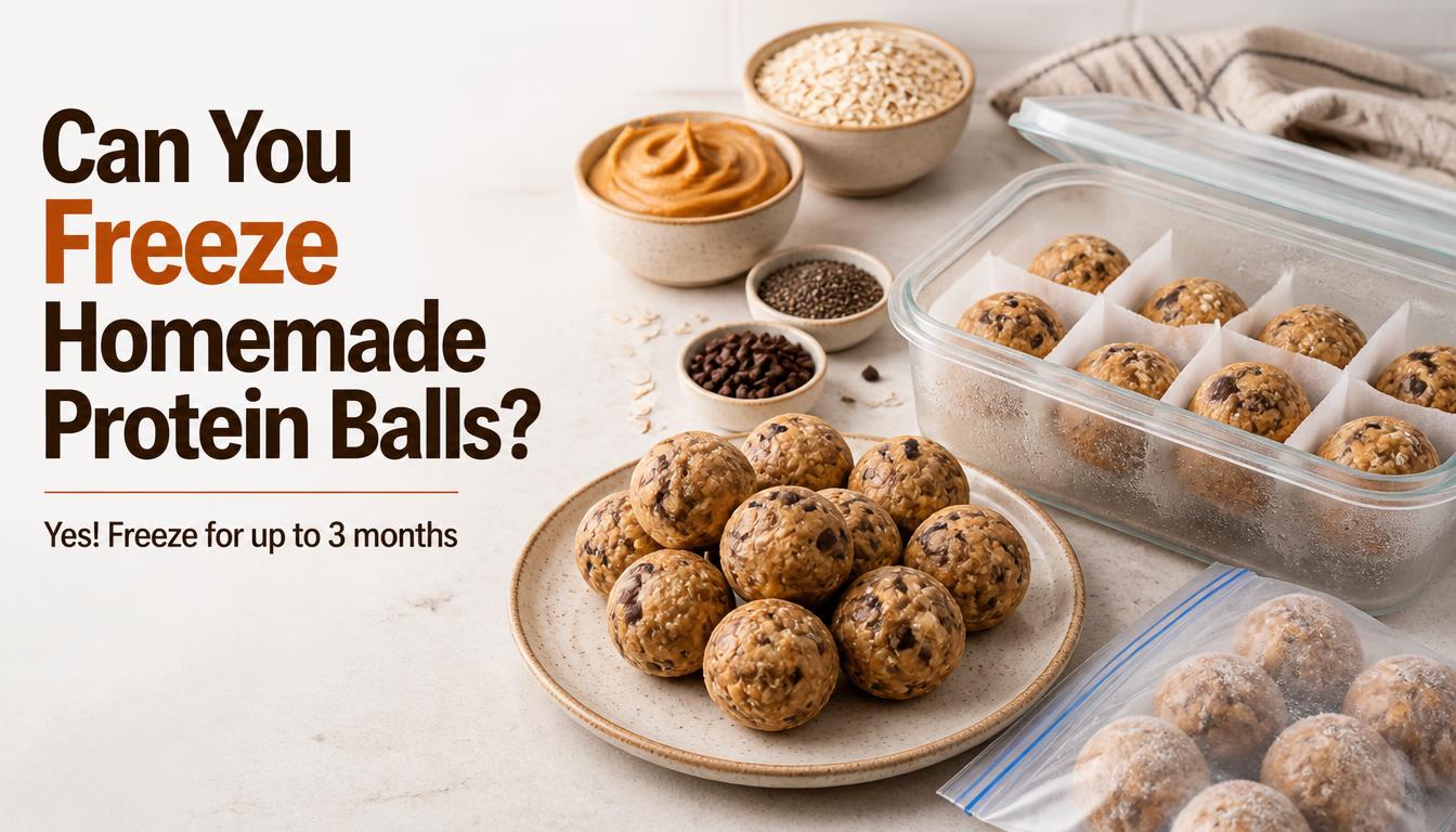 Can You Freeze Homemade Protein Balls