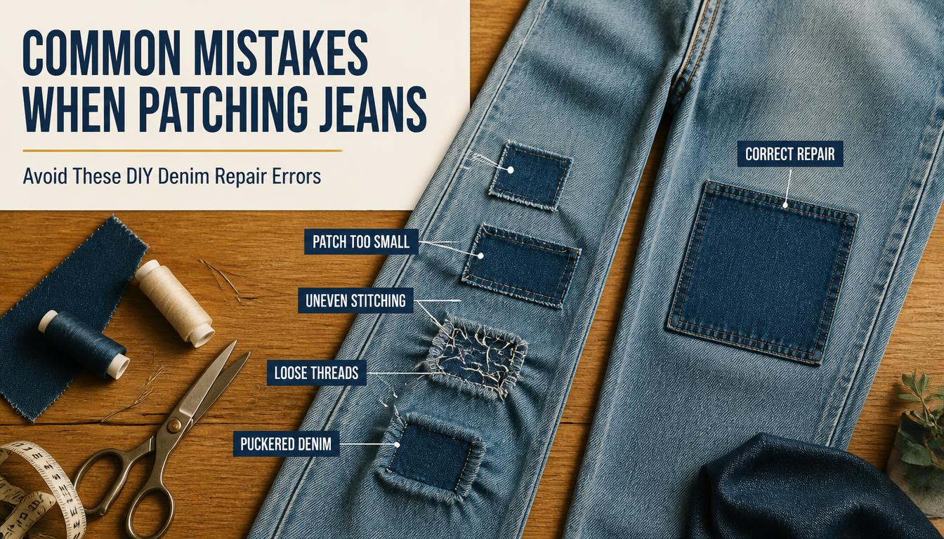 Common Mistakes to Avoid When Patching Jeans