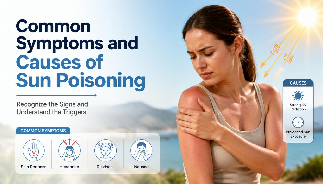 Common Symptoms and Causes of Sun Poisoning