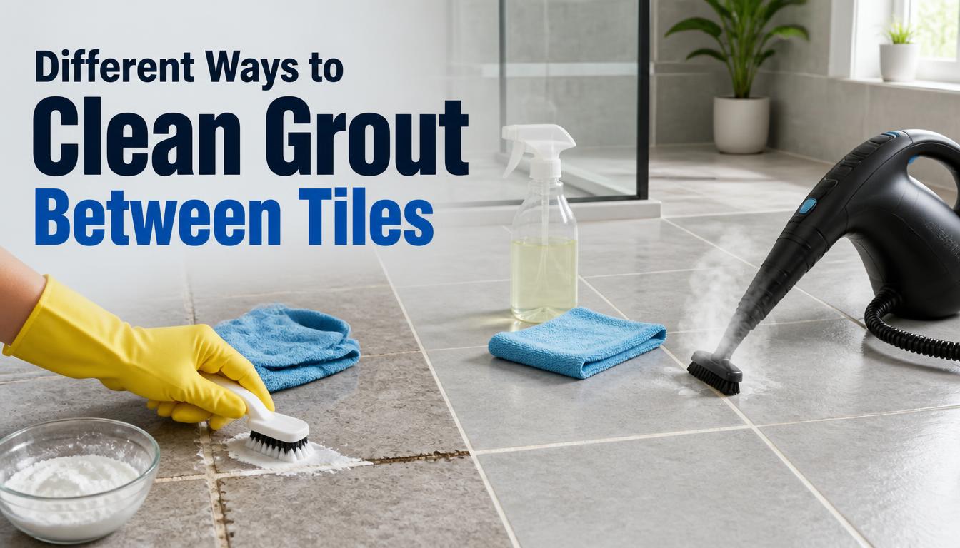 How to Clean Grout Between Tiles Using Different Methods