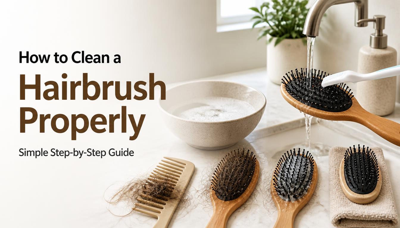 How to Clean a Hairbrush Properly Step-by-Step