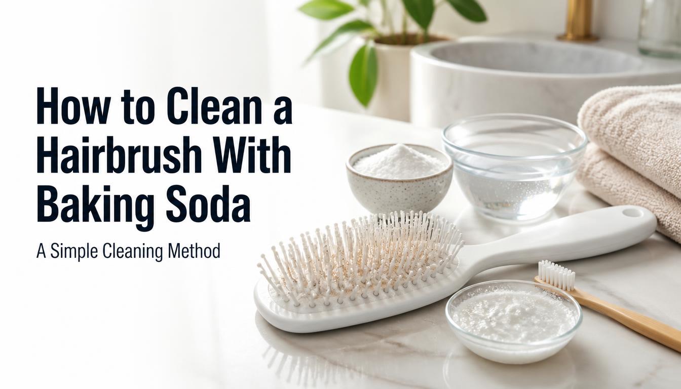 How to Clean a Hairbrush With Baking Soda
