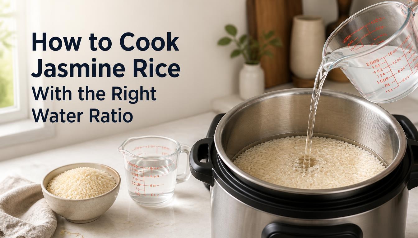 How to Cook Jasmine Rice With the Right Water Ratio