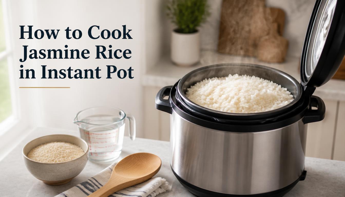 How to Cook Jasmine Rice in Instant Pot
