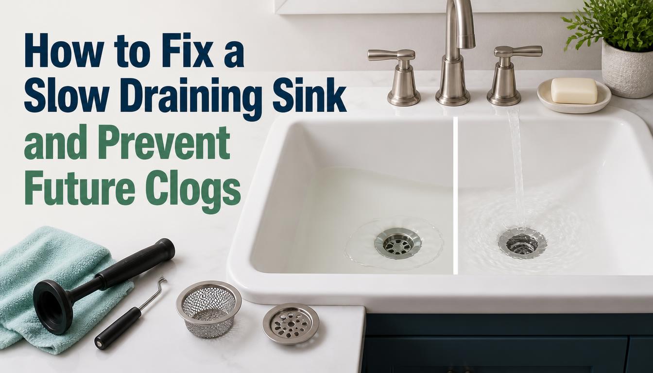 How to Fix a Slow Draining Sink and Prevent Future Clogs