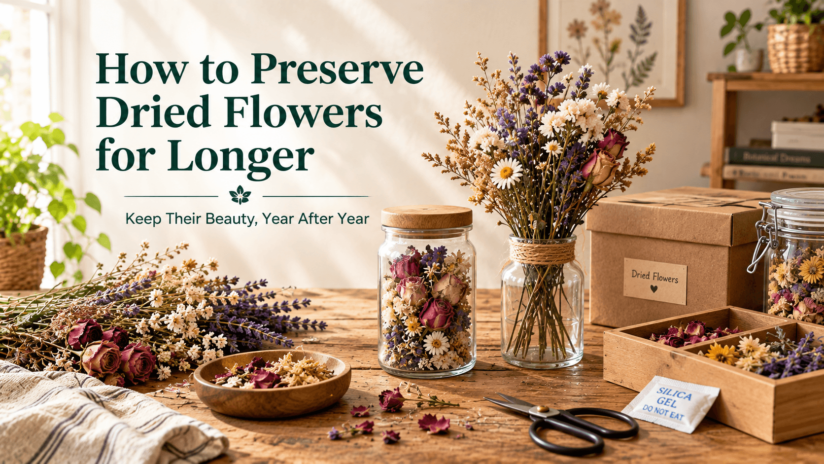 How to Preserve Dried Flowers for Longer