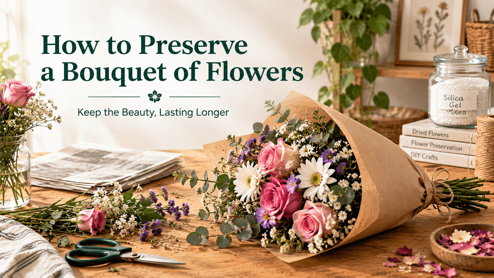 How to Preserve a Bouquet of Flowers