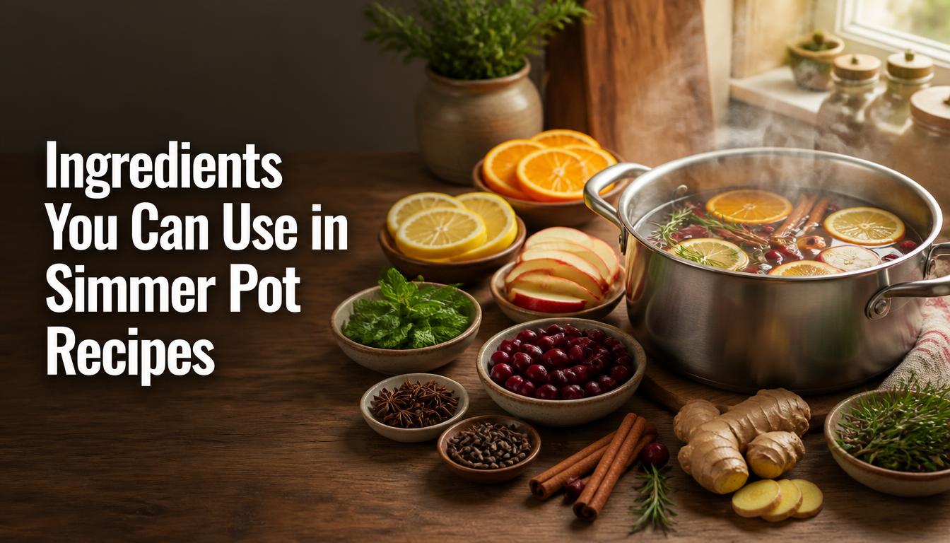 Ingredients You Can Use in Simmer Pot Recipes