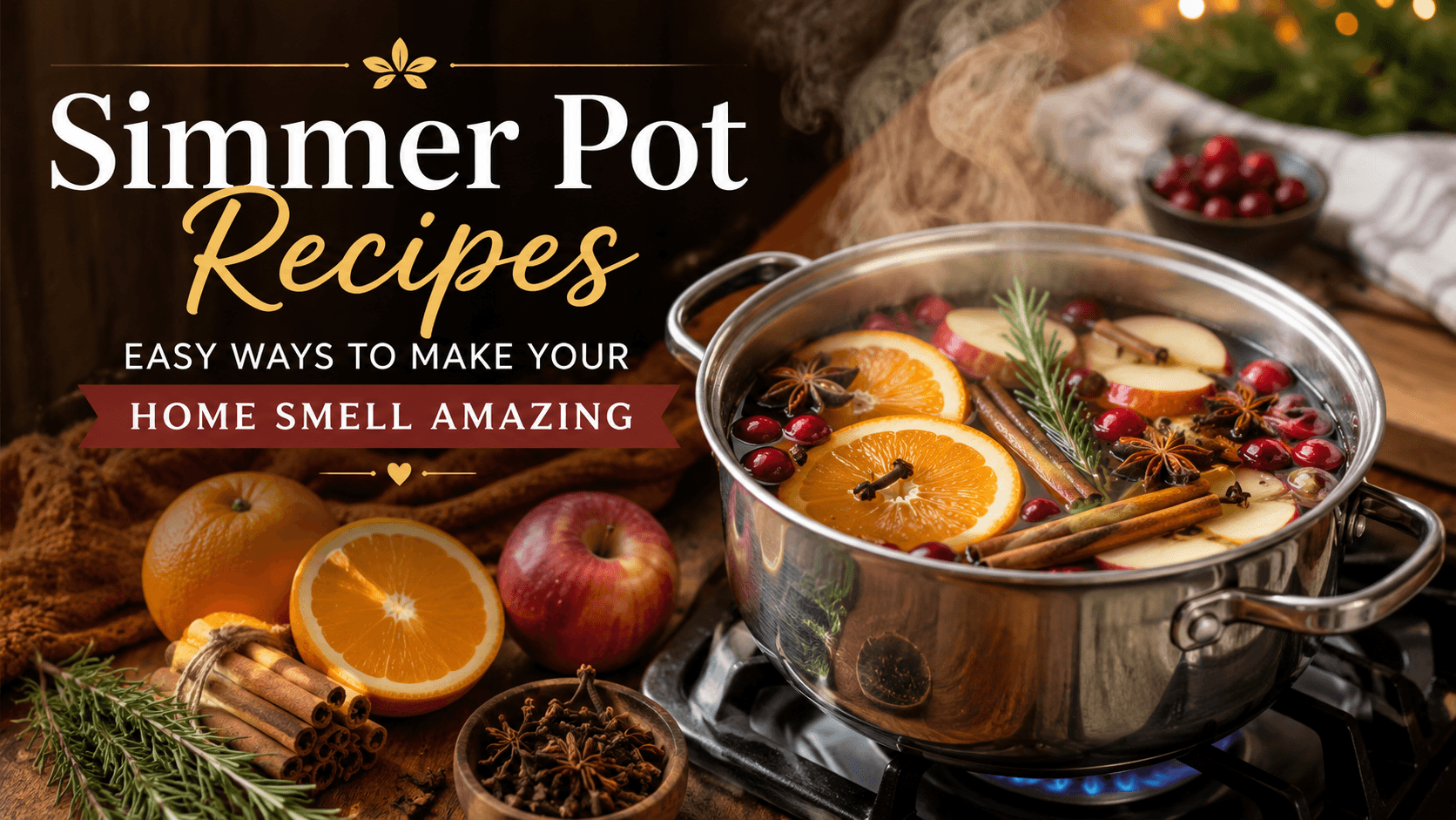Simmer Pot Recipes: Easy Ways to Make Your Home Smell Amazing