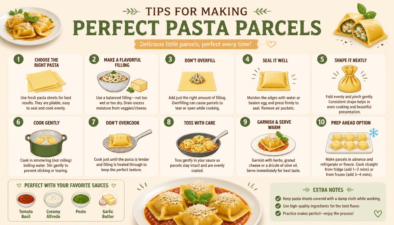 Tips for Making Perfect Pasta Parcels Recipes