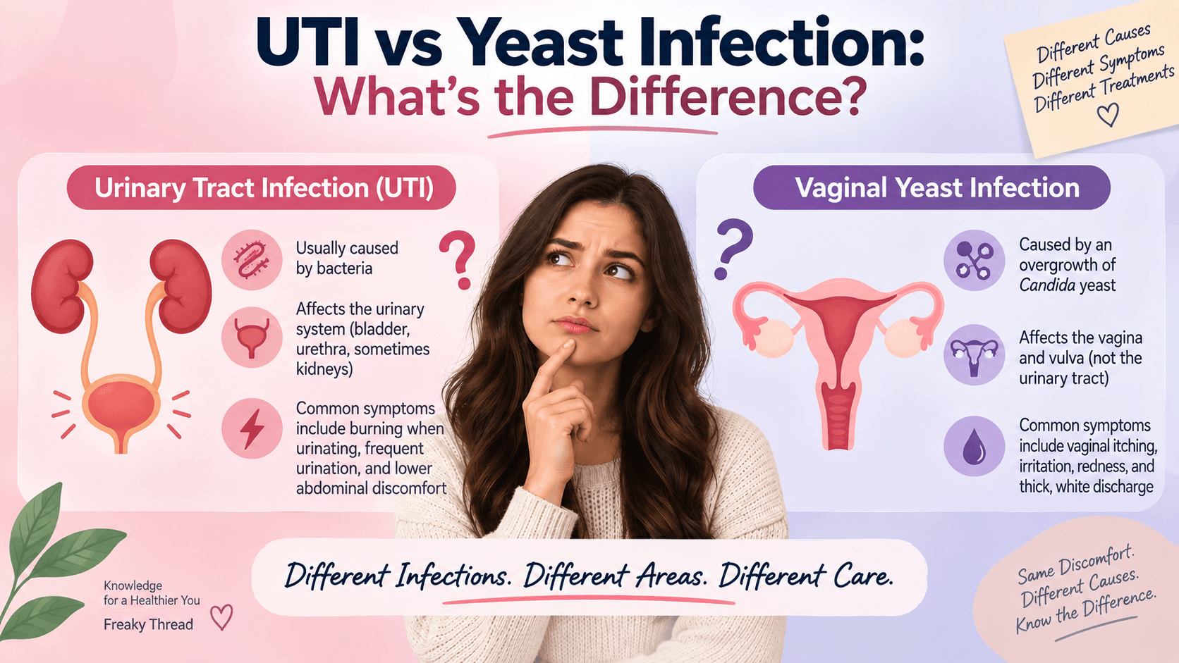 UTI vs Yeast Infection What’s the Difference