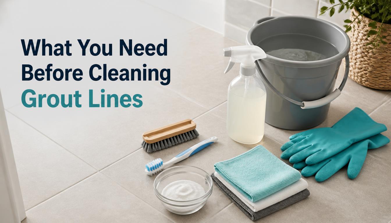What You Need Before Cleaning Grout Lines