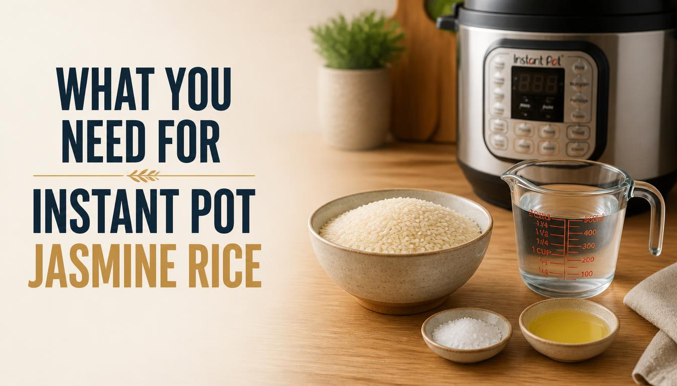 What You Need for Instant Pot Jasmine Rice