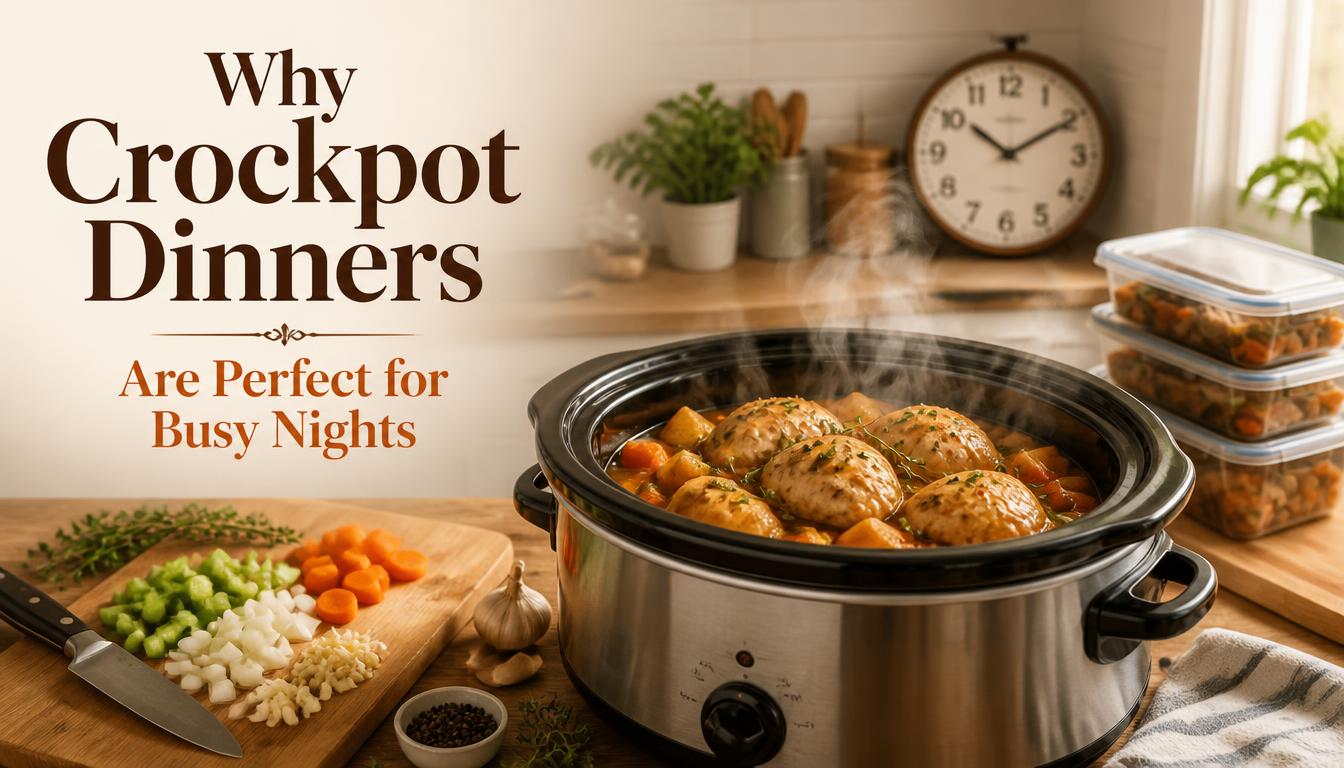 Why Crockpot Dinners Are Perfect for Busy Nights