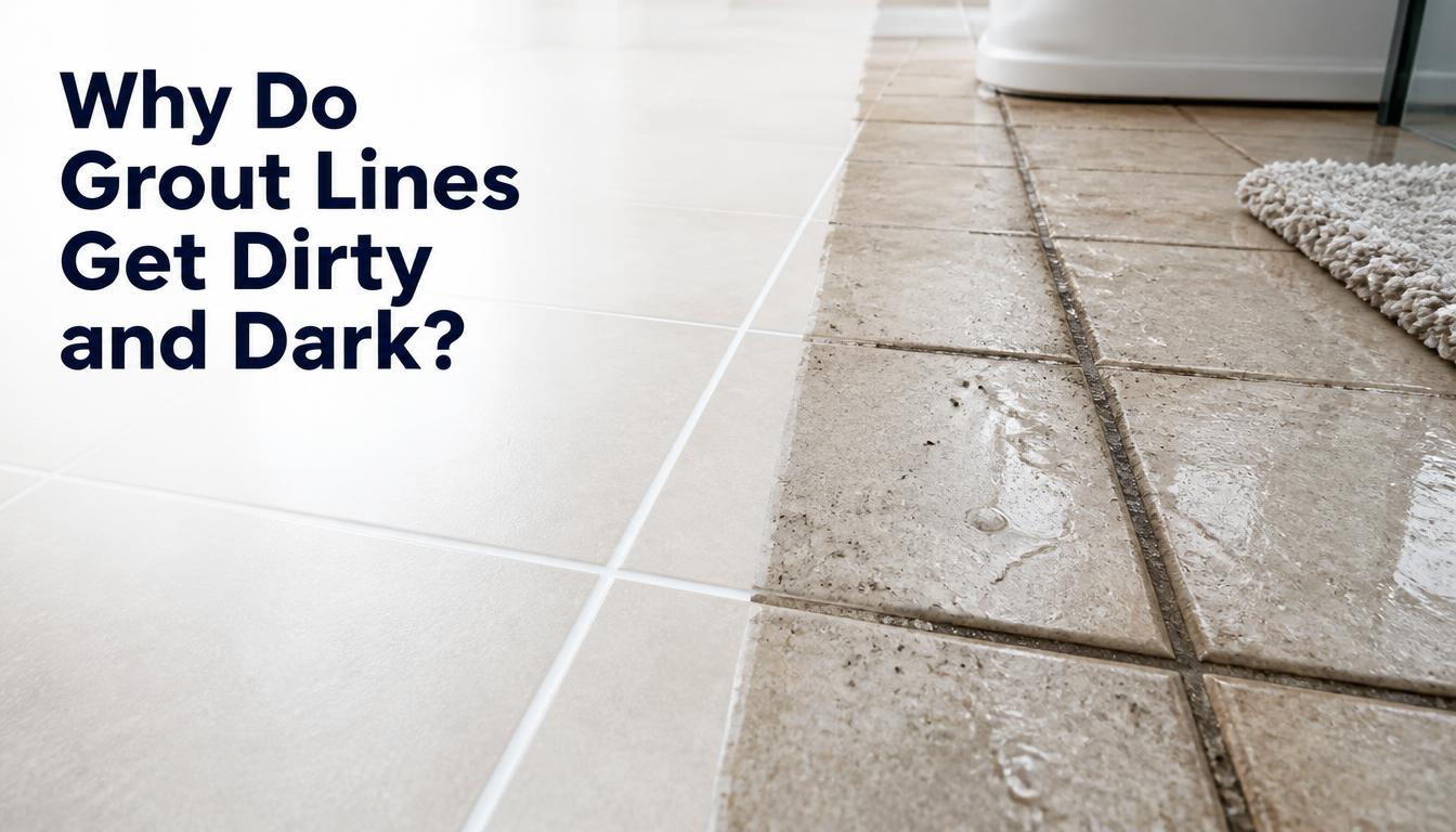Why Do Grout Lines Get Dirty and Dark