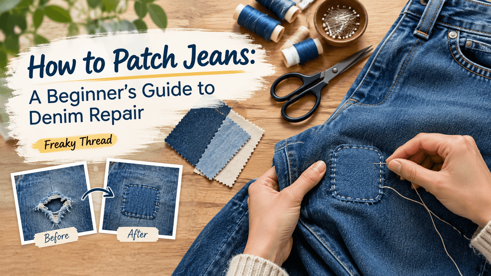 How to Patch Jeans: A Beginner’s Guide to Denim Repair