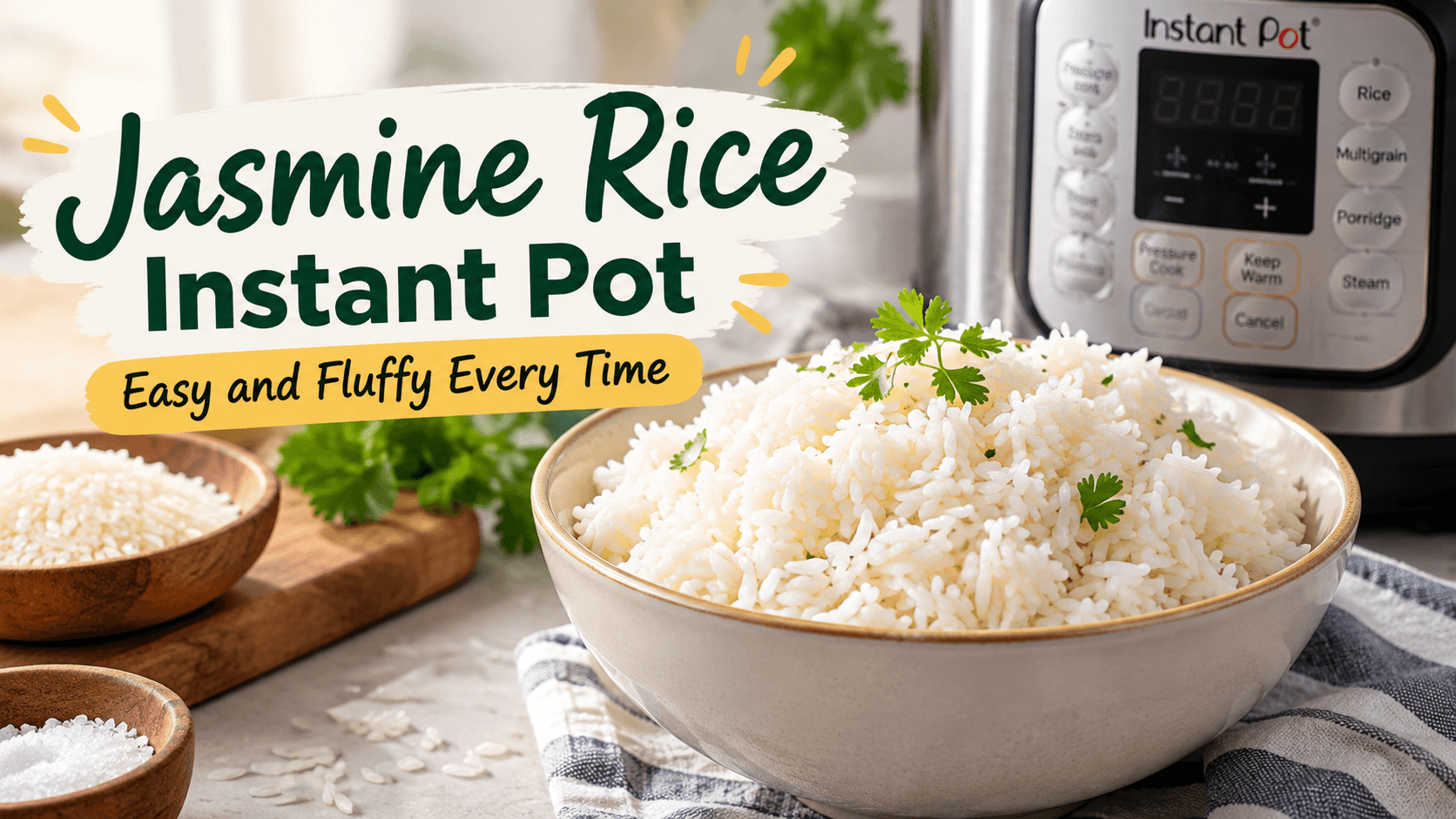 Jasmine Rice Instant Pot: Easy and Fluffy Every Time