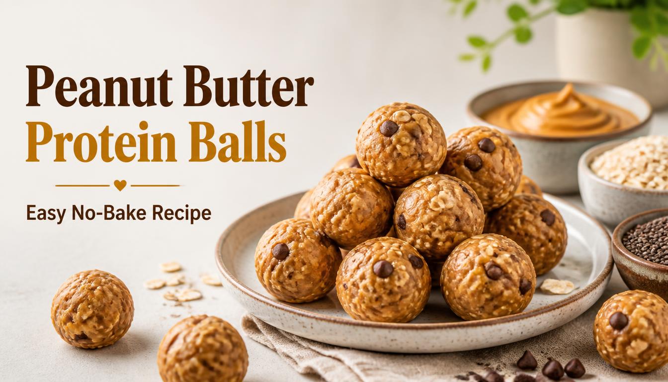 How to Make Peanut Butter Protein Balls at Home: Easy No-Bake Recipe