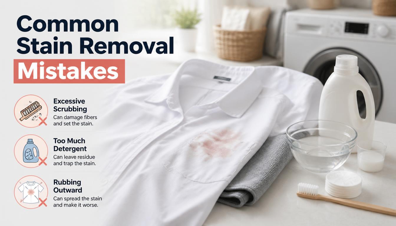 Common Mistakes and What to Do When the Stain Will Not Budge