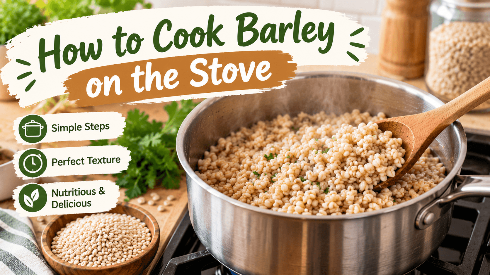 How to Cook Barley on the Stove