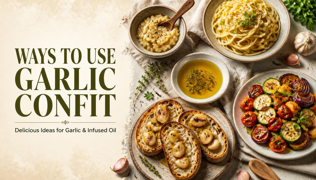 Ways to Use Garlic Confit and Its Infused Oil