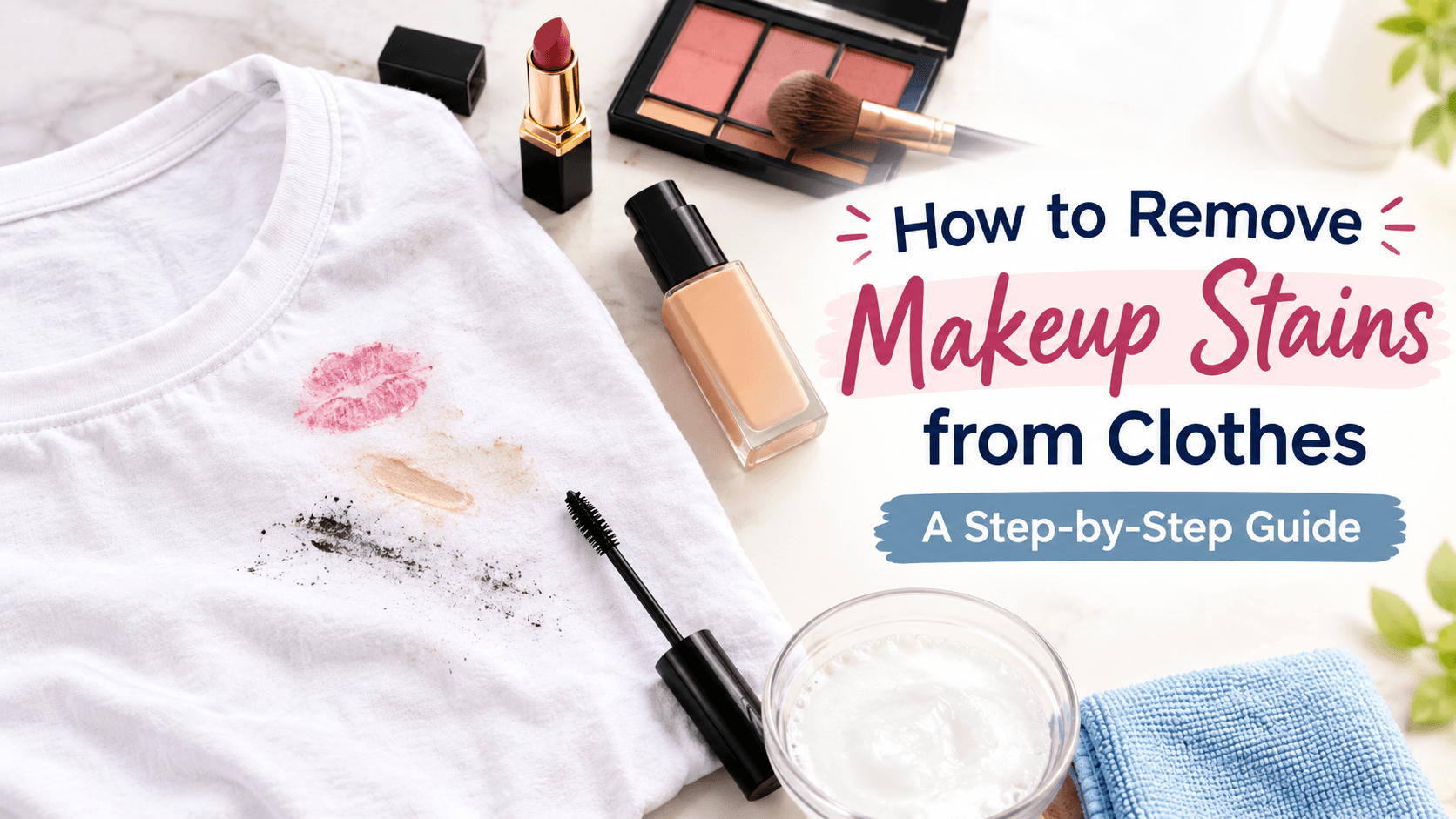 How to Remove Makeup Stains from Clothes: A Step-by-Step Guide