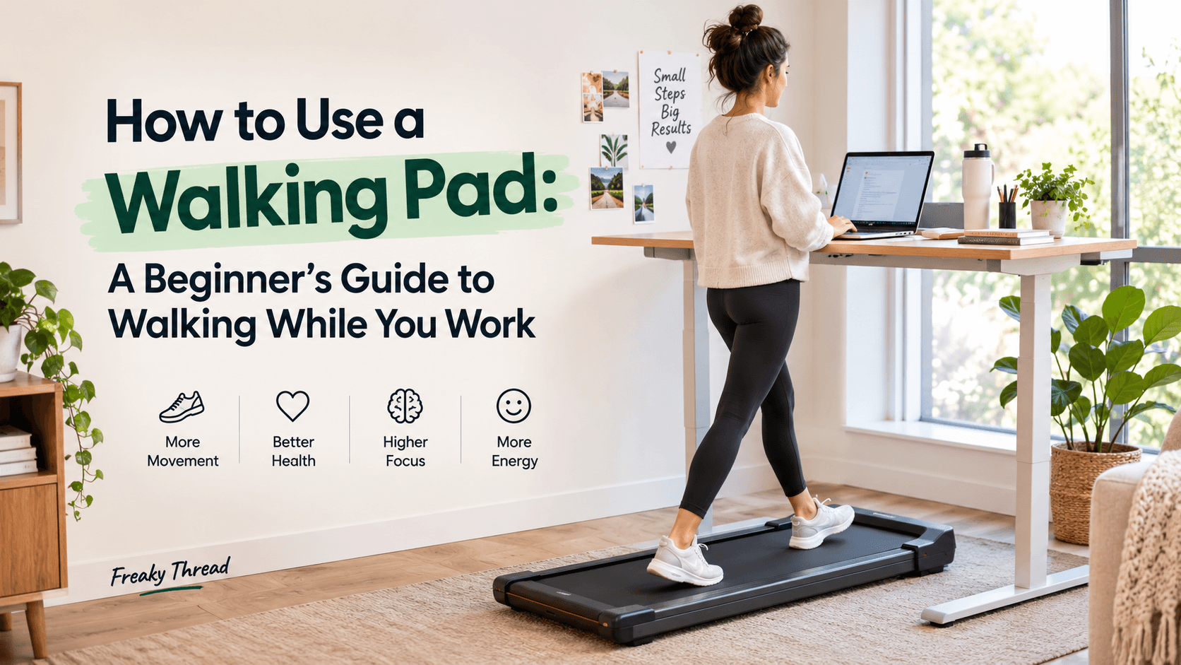 How to Use a Walking Pad: A Beginner’s Guide to Walking While You Work